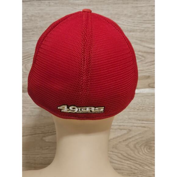 New Era Scarlet San Francisco 49ers 39THIRTY Flex Hat Cap Mens Large / XLarge - Picture 4 of 8